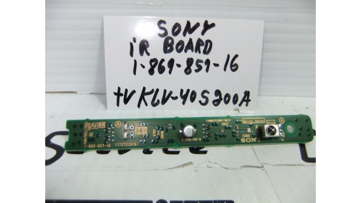 Sony 1-869-857-16 module IR  board .